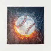 honkbal wandkleed (Voorkant (horizontaal))