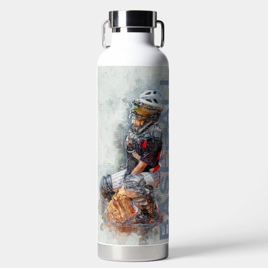 Honkbal Waterfles (Voorkant)