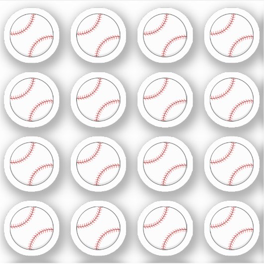 Honkbal Wedstrijd Dag Sport Herinnering Bujo Plann Sticker (Voorkant)