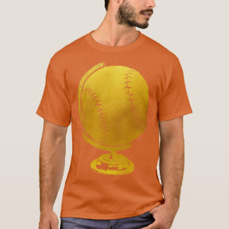 Honkbal Wereldbol T-shirt