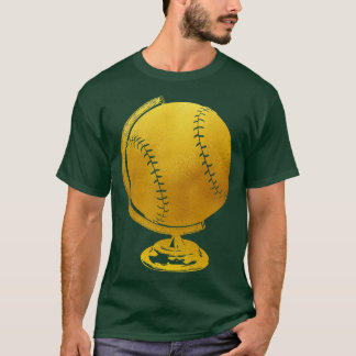Honkbal Wereldbol T-shirt