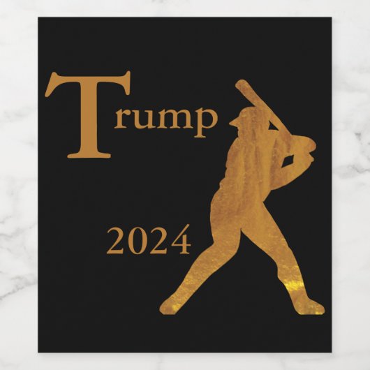 Honkbal Wijn Etiket (Enkel label)