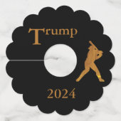 Honkbal Wijnglaslabel (Voorkant)