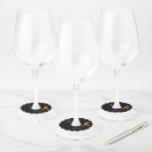 Honkbal Wijnglaslabel (Set)