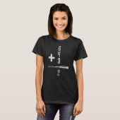 Honkbal Wiskunde 6 4 3 2 Dubbele Spel Schattig Sof T-shirt (Voorkant volledig)