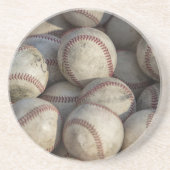 honkbal zandsteen onderzetter (Voorkant)