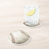 Honkbal Zandsteen Onderzetter (Zijkant)