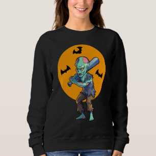 Honkbal Zombie Halloween Mannen Jongens Honkbal Ha Trui