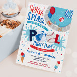 Honkbal Zwembad Party Splish Zwembad Verjaardag Kaart<br><div class="desc">Baseball Pool Party Splish Zwembad Verjaardagsuitnodiging Alle design zijn © PIXEL PERFECTION PARTY LTD</div>