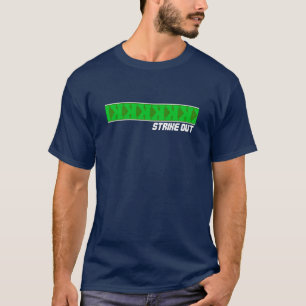 honkbalaanval   achteruit K T-shirt