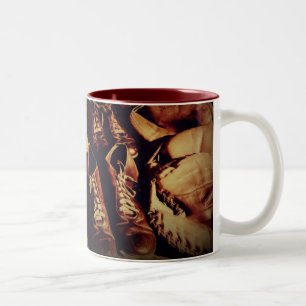 honkbalapparatuur 11 oz 2-toon M Tweekleurige Koffiemok