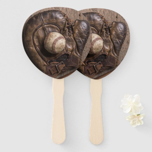  honkbalapparatuur handwaaier (Voorkant en achterkant)