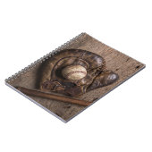  honkbalapparatuur notitieboek (Linkerzijde)