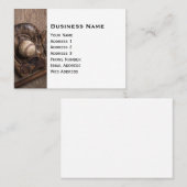  honkbalapparatuur visitekaartje (Voorkant / Achterkant)