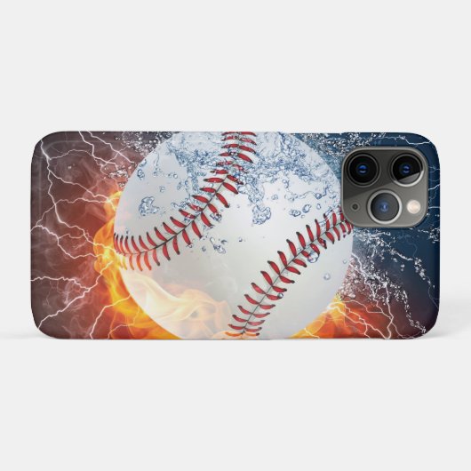 Honkbalbal Case-Mate iPhone Case (Achterkant (horizontaal))