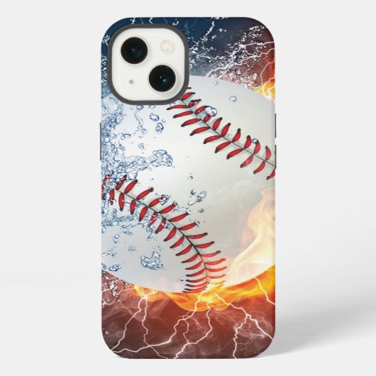 Honkbalbal iPhone Hoesje (Achterkant)
