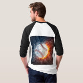 Honkbalbal T-shirt (Achterkant volledig)