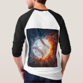 Honkbalbal T-shirt (Achterkant)