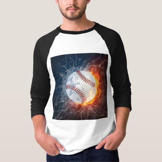Honkbalbal T-shirt (Voorkant)
