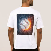 Honkbalbal T-shirt (Achterkant)