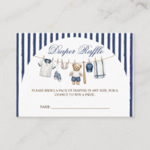 Honkbalbeer babyshower luierspel