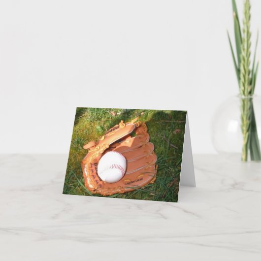 honkbalbriefkaart kaart (Voorkant)