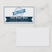 Honkbalcoach  Visitekaartjes (Voorkant / Achterkant)