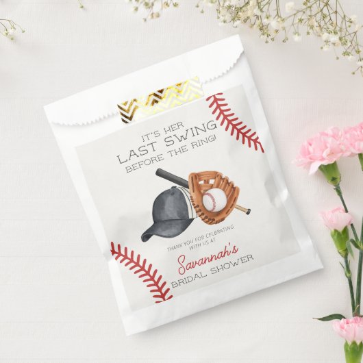 Honkbald laatste schommelslag voor de Ring Bridal  Bedankzakje (Gezegeld)