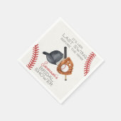 Honkbald Laatste Swing Voor de Ring Bruidsdouche Servet (Hoek)