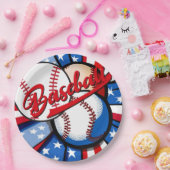 Honkbaldagen Papieren Bordje (Feest)