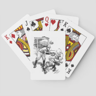 honkbaldek van speelkaarten