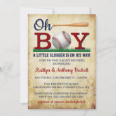 honkbaldozen Babyschoenen Kaart (Voorkant)