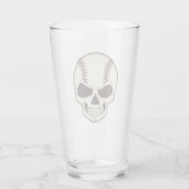Honkbalfan tot de dood spiraal Graphics Glas (Achterkant)