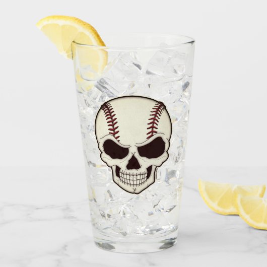 Honkbalfan tot de dood spiraal Graphics Glas (Voorkant ijs)