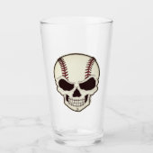 Honkbalfan tot de dood spiraal Graphics Glas (Voorkant)