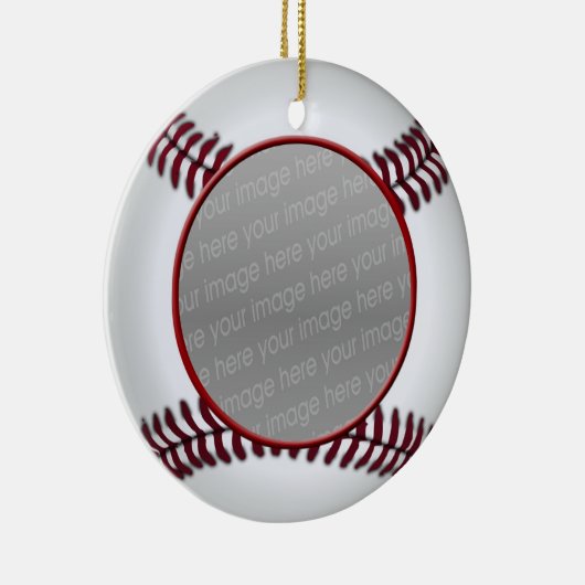 honkbalfoto ornament (Rechts)