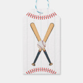 Honkbalgunst dank u Verjaardag Cadeaulabel (Achterkant)