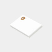Honkbalhandschoen en Bal Post-it® Notes (Schuin)