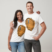 Honkbalhandschoen T-shirt (Unisex)