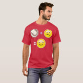 HonkbalHappy T-shirt (Voorkant volledig)