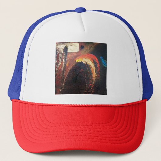 honkbalhoed - Schilderijen 5 Trucker Pet (Voorkant)