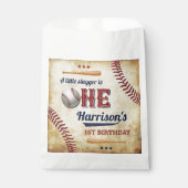  honkbaljongens 1e verjaardag bedankzakje (Voorkant)