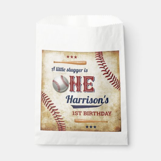  honkbaljongens 1e verjaardag bedankzakje (Voorkant)