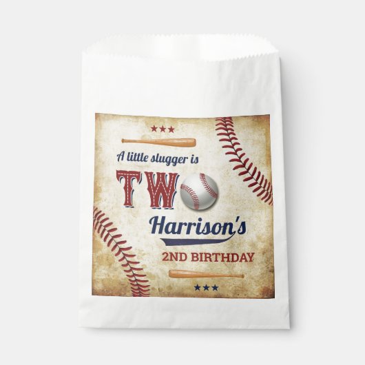 honkbaljongens 2e verjaardag bedankzakje (Voorkant)