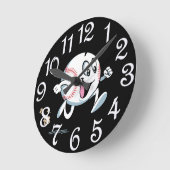 Honkbalk Emoji Ronde Klok (Hoek)