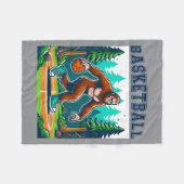 Honkbalkabout speelt honkbal fleece deken (Voorkant (Horizontaal))