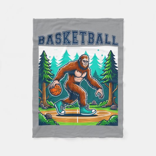 Honkbalkabout speelt honkbal fleece deken (Voorkant)