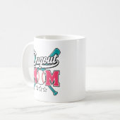 Honkbalkade Moeder Baseball Koffiemok (Voorkant links)