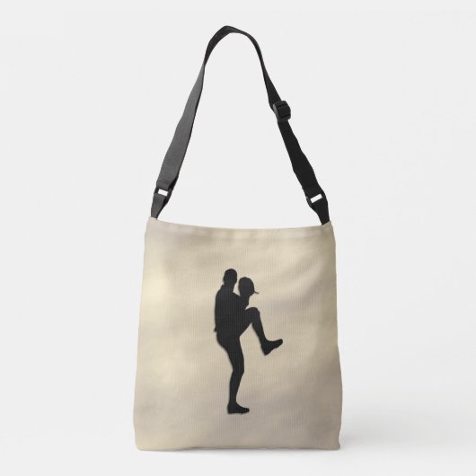 Honkbalkamp Pitcher Opwind Crossbody Tas (Achterkant)
