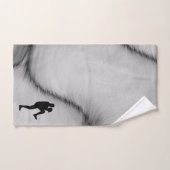 Honkbalkamp Pitcher Opwindende Beweging Bad Handdoek (Handdoek)